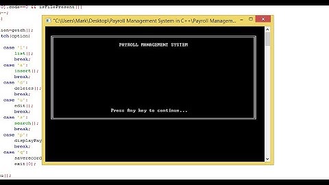 Payroll Management System in C++