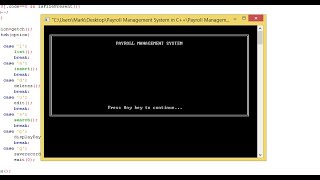 Payroll Management System in C++