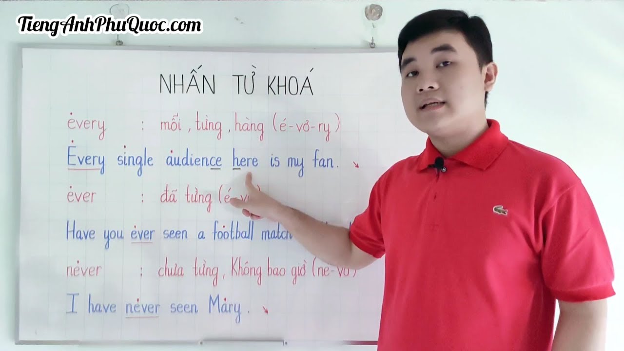 #90 Cách dùng chữ EVERY - EVER - NEVER để nhấn mạnh câu nói | Tiếng Anh Phú Quốc - youtube