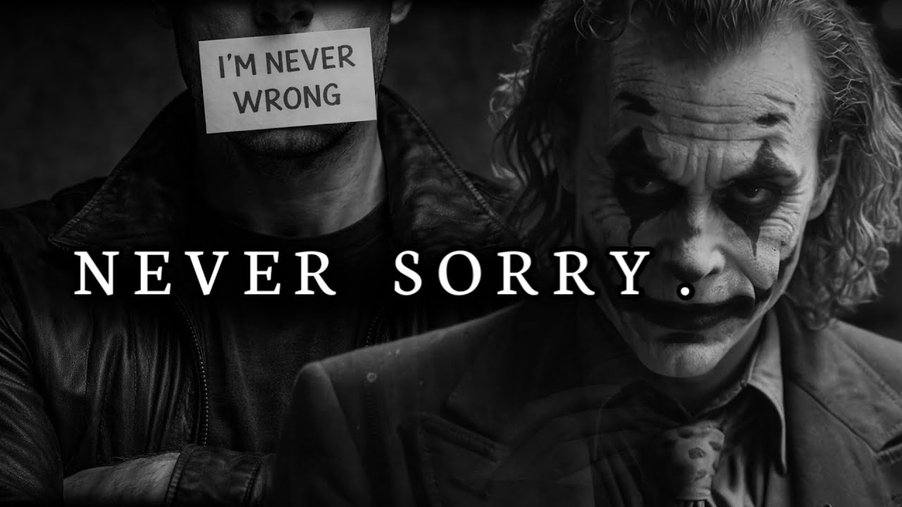The Psychology of People Who Never Apologize