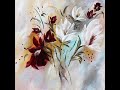 Easy Painting / Flowers in Acryl / 1 Brush / Einfach Malen / Blumen in Acryl / 1 Pinsel / V383