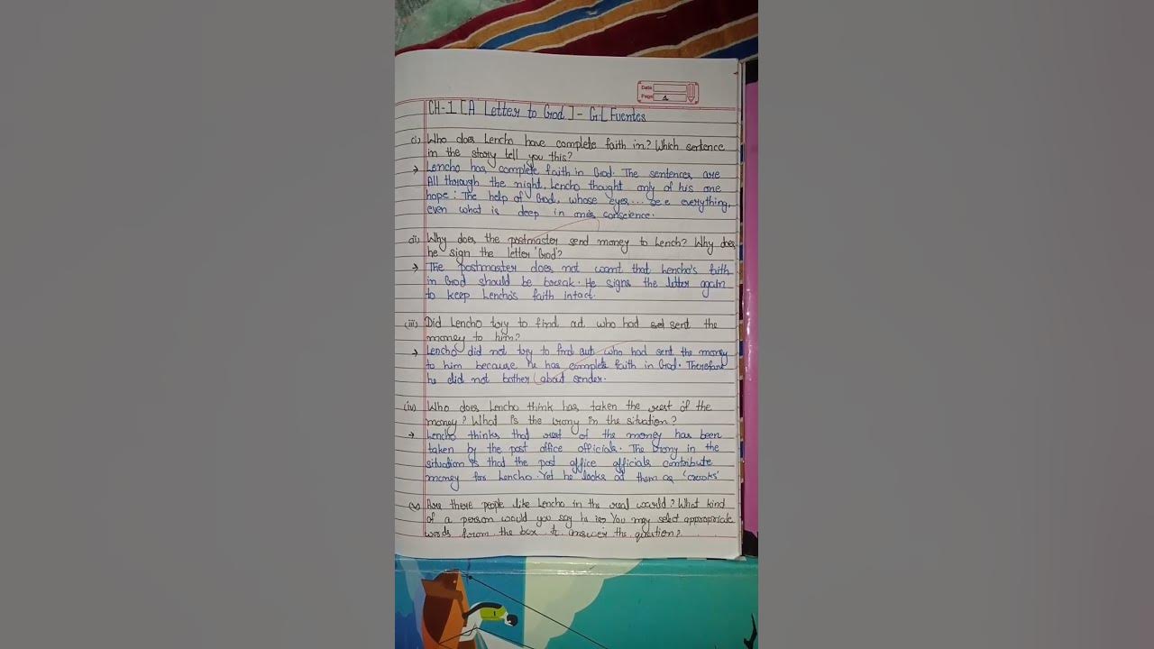 a-letter-to-god-first-flight-english-chapter-1-questions-answer-class