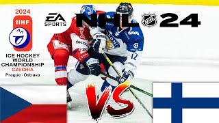 Mistroství světa začíná! | Česko VS Finsko | IIHF | NHL 24 | CZ/SK