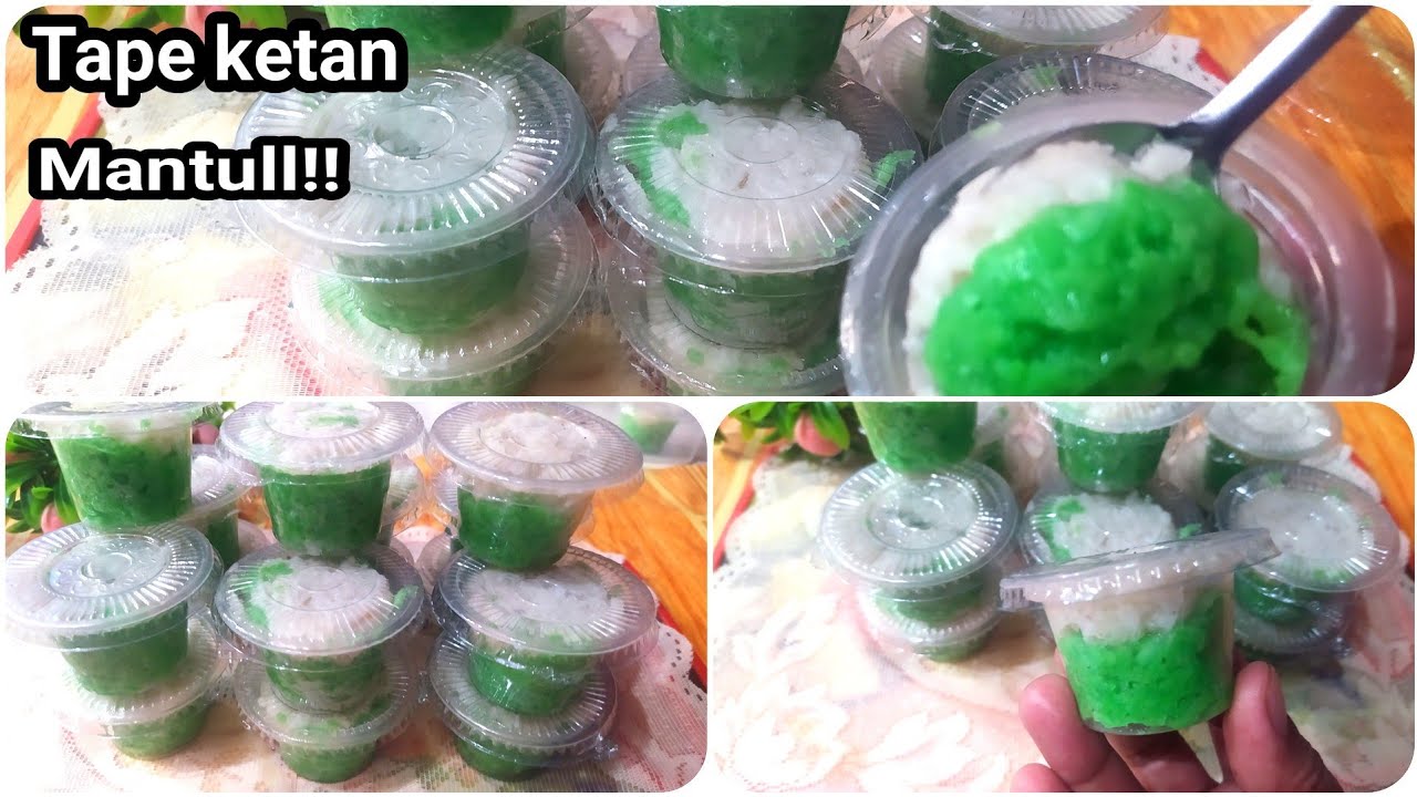 TAPE KETAN PUTIH, SAJIAN PALING LARIS MANIS SAAT HARI RAYA YouTube
