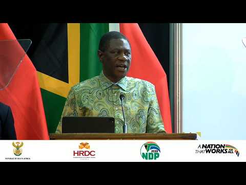 Deputy President, Paul Mashatile & Chairperson of the HRDC, at the 5th HRDC Summit 2026