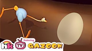 Gazoon | Ostrich Egg Chase | Funny Animal Cartoon | HooplaKidz TV