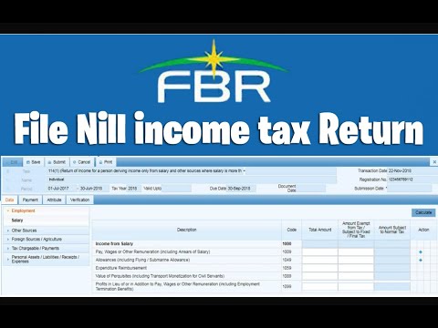 Video: How To File A Zero Tax Return