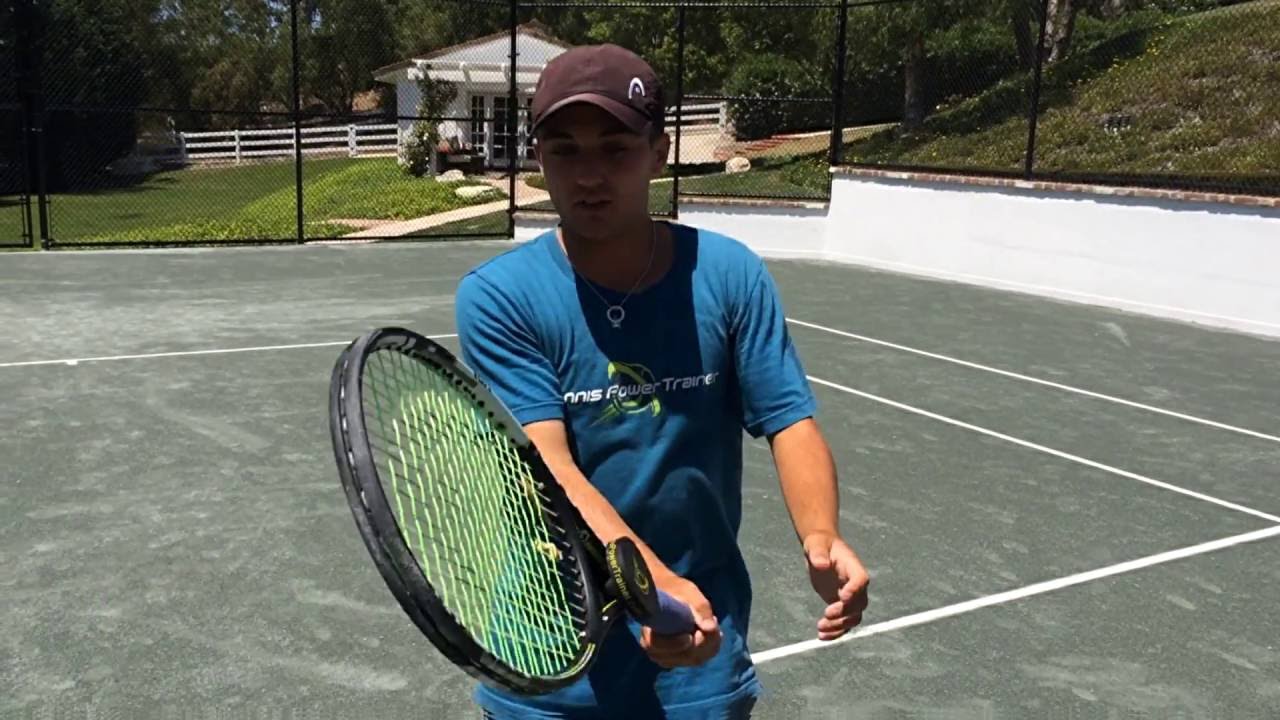 Hitting Live Tennis Volleys using the Swing Max Racquet Weight YouTube