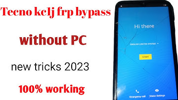 tecno kc1j frp bypass without pc | new tricks 2023