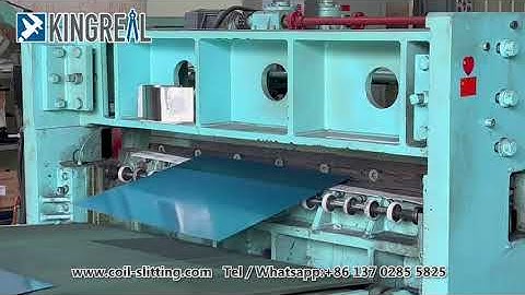 Three Different Shearing Type Cut To Length Line Machine, Up To 80M/Min Fly Shearing Machine FActory