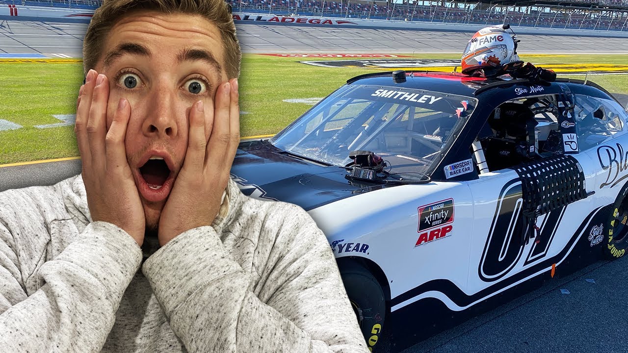 NASCAR Driver Avoids HUGE WRECK at Talladega: Ricky Bobby or Garrett Smithley?