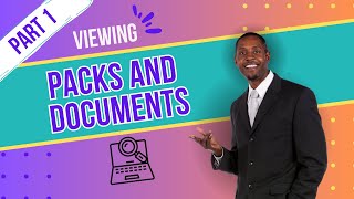 Viewing Packs and Documents - Part1