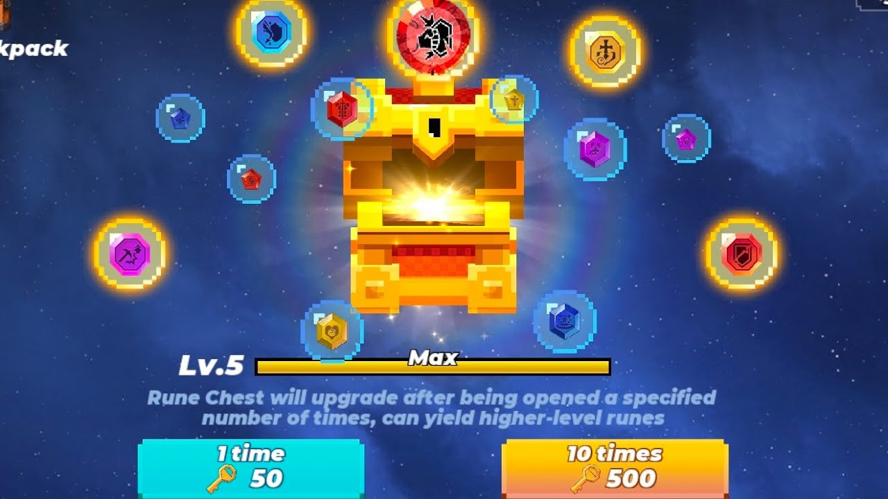 Using 6000+ keys In New Rune Chest System In Bedwar [BMGO] - YouTube