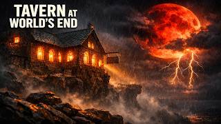 Tavern at World's End 🍺 Cozy Medieval Fantasy Ambience | 2 Hours