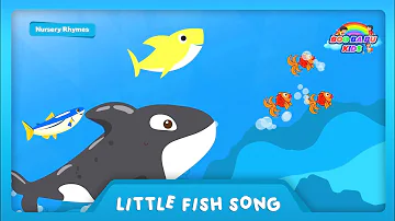 Little Fish Song | New Kids Little Fish Song 2021| Featuring Finny The Shark Song | Boo Ba Bu Kids