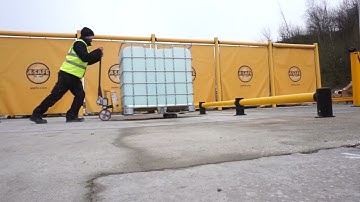 mFlex Single Traffic Flexible Safety Barrier | Vehicle Testing | A-SAFE