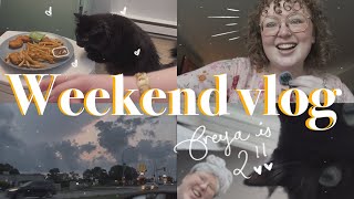 FRIENDS, A WEDDING, AND HAULS || A weekend vlog @jennsbookshelf_