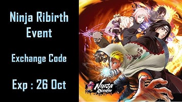 Ninja Rebirth Event Exchange Code