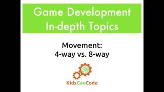 Gamedev In-depth Topics: 4-way vs. 8-way Movement