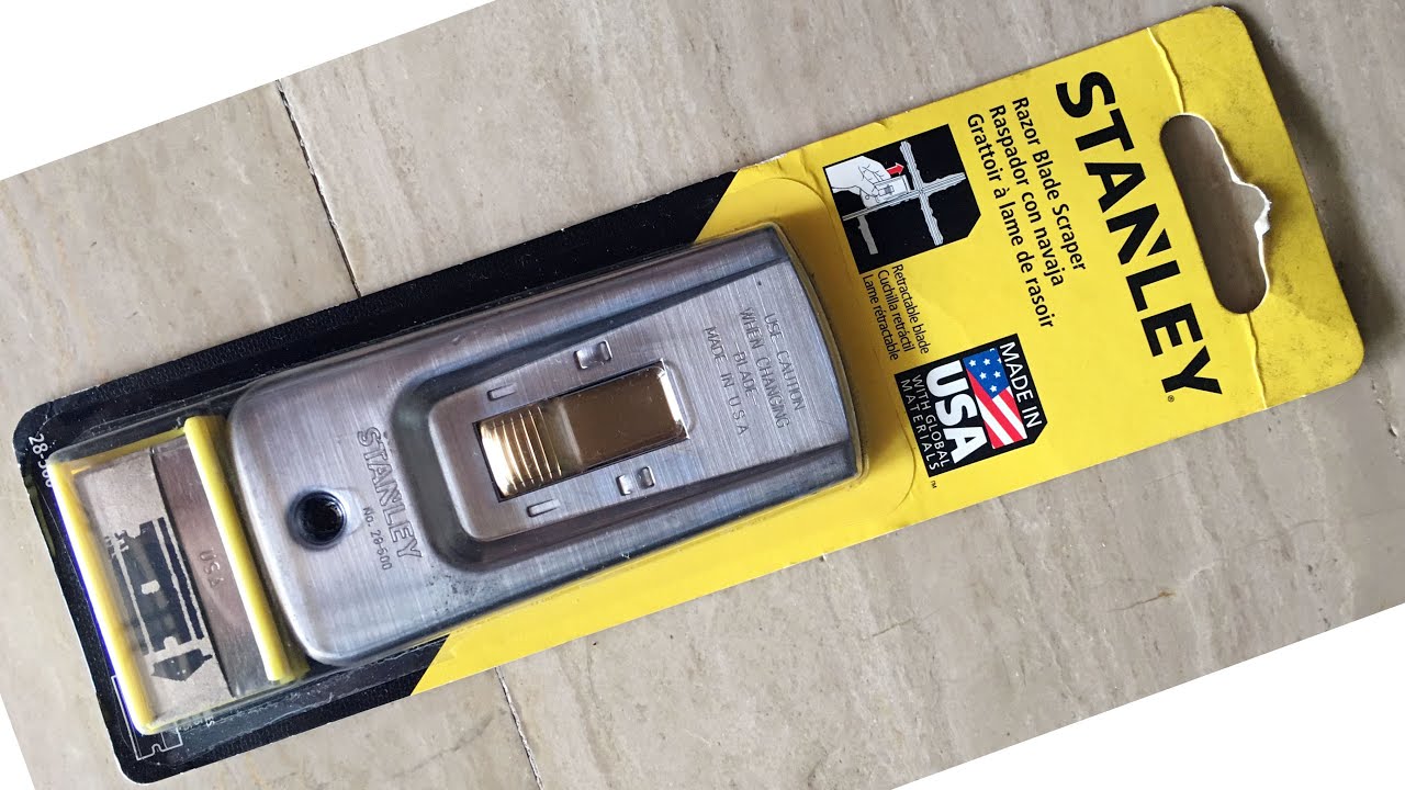 Stanley Razor Blade Scraper Review & How to Replace The Blade 