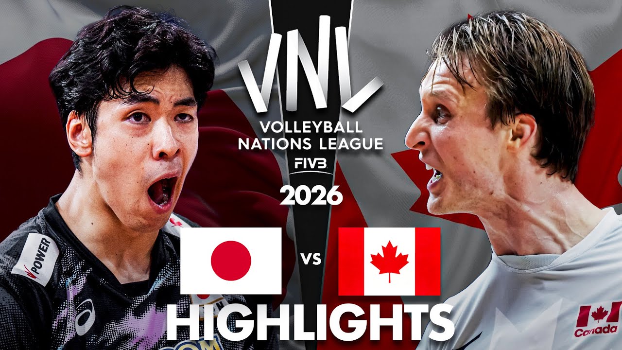 Japan 🇯🇵 vs Canada 🇨🇦 | Highlights | Men's VNL 2026