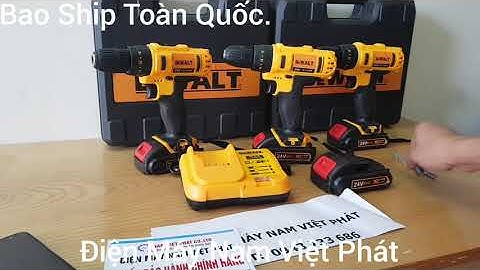 Đánh giá máy khoan pin dewalt 24v năm 2024