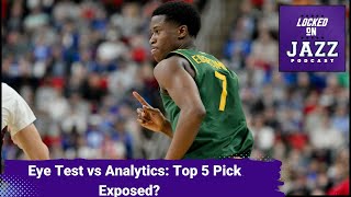 NBA Draft: Analytics vs. EYE Test -VJ Edgecombe's HIDDEN Flaws vs Jase Richardson's STAR Potential
