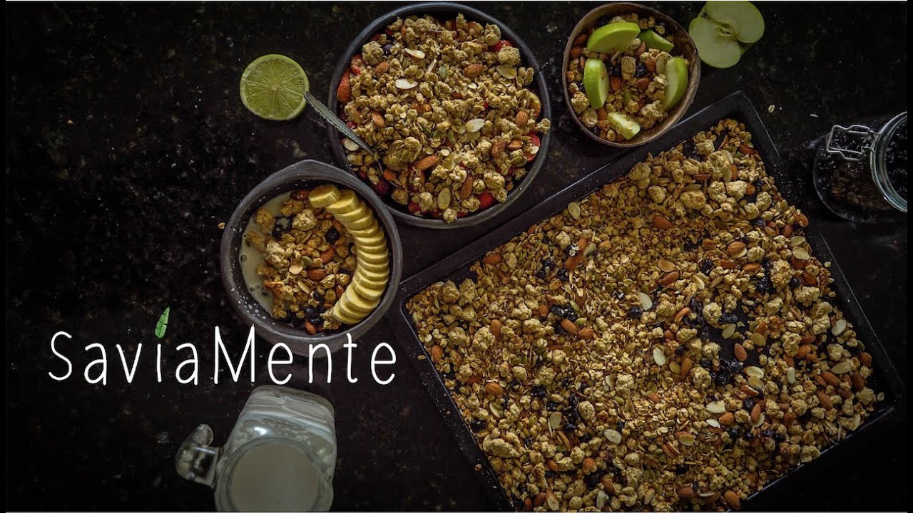 GRANOLA HECHA EN CASA //FACIL, DELICIOSA Y SALUDABLE// YouTube