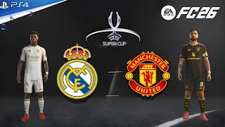 FC 26 - Real Madrid vs Man United | Super Cup Final | Mbappe vs Fernandes Epic Showdown! screenshot 3