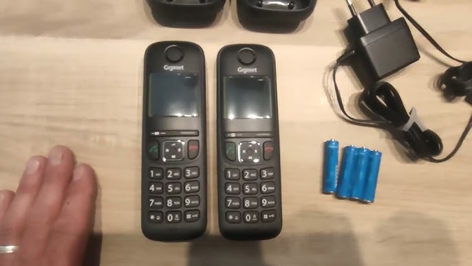 Test d'un téléphone portatif Gigaset AS405 Duo 
