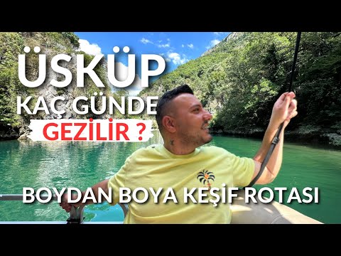 Üsküp Gezilecek Yerler  / Vodno Dağı - Matka Kanyonu - Kuzey Makedonya Vlog #skopje #üsküp