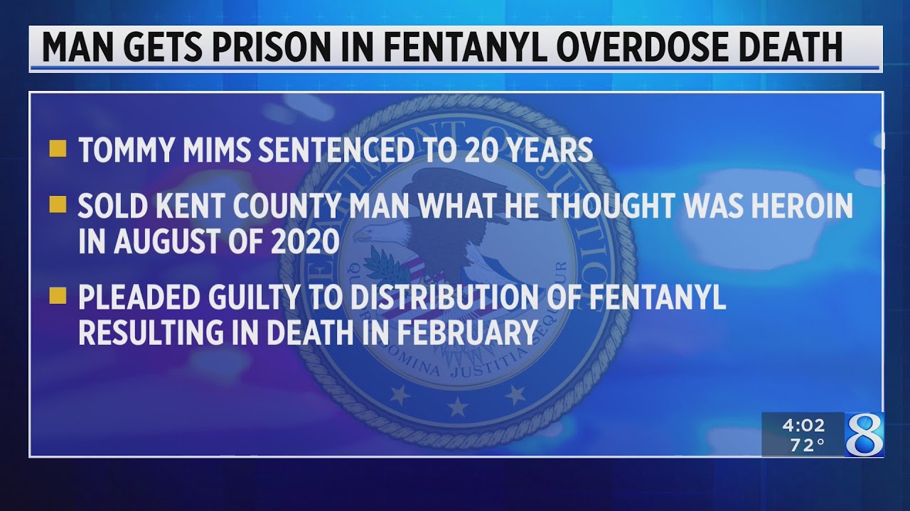 Man sentenced to prison in fentanyl overdose death - YouTube