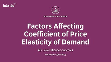 Factors affecting Price Elasticity of Demand I A Level and IB Economics