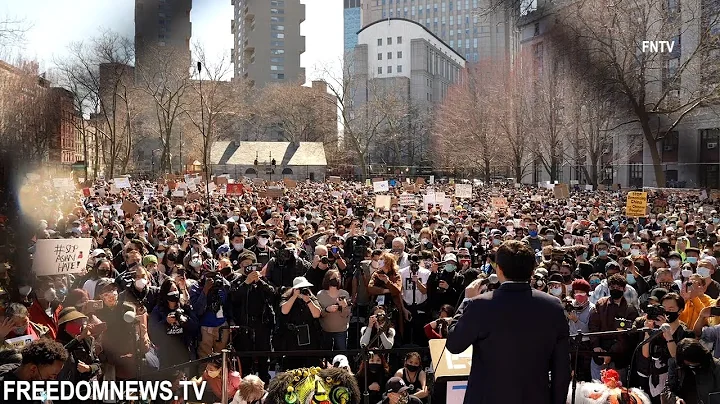 Andrew Yang Speaks at Stop Asian Hate Rally in NYC