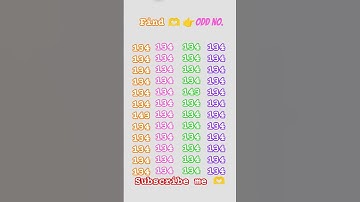 find 143 odd number l #quiztime #challenge #facts