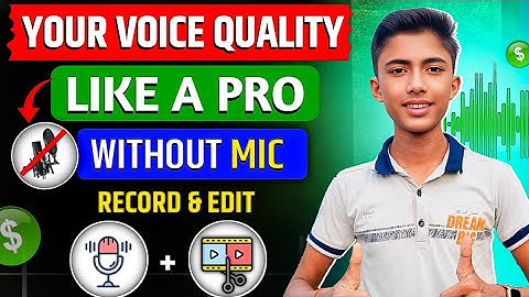 How To RECORD And EDIT Best Quality Voice In Mobile ✅| Mobile se Best Voice Record & Edit Kaise Kare