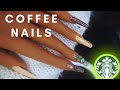 Coffee Nail Design | DYNAMIC NAIL SUPPLY Silicone Hand | DIY NAIL CHARM