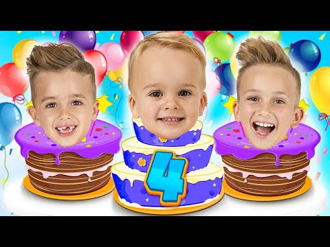 Видео: Крис празднует свой 4-й день рождения с друзьями