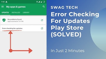 How to Solve Error Checking for Updates on Play Store 100%