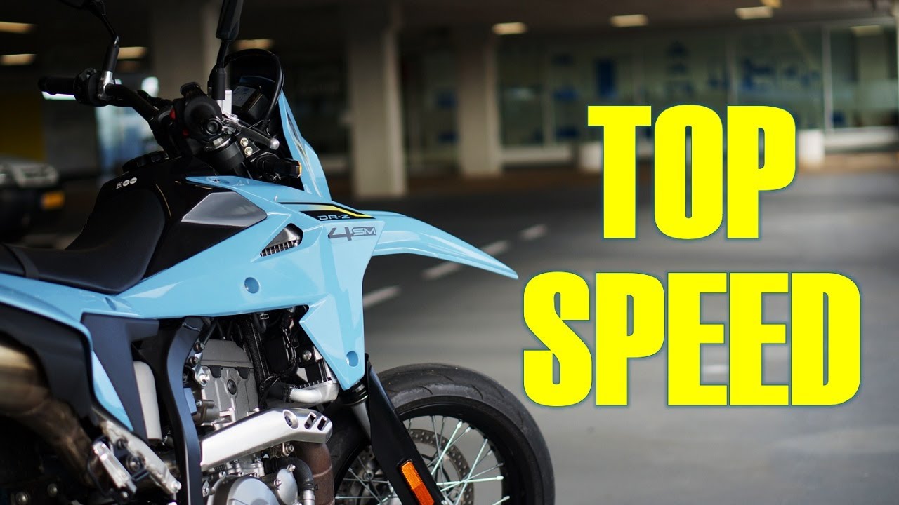 2026 SUZUKI DR-Z4SM - TOP SPEED WITH GPS