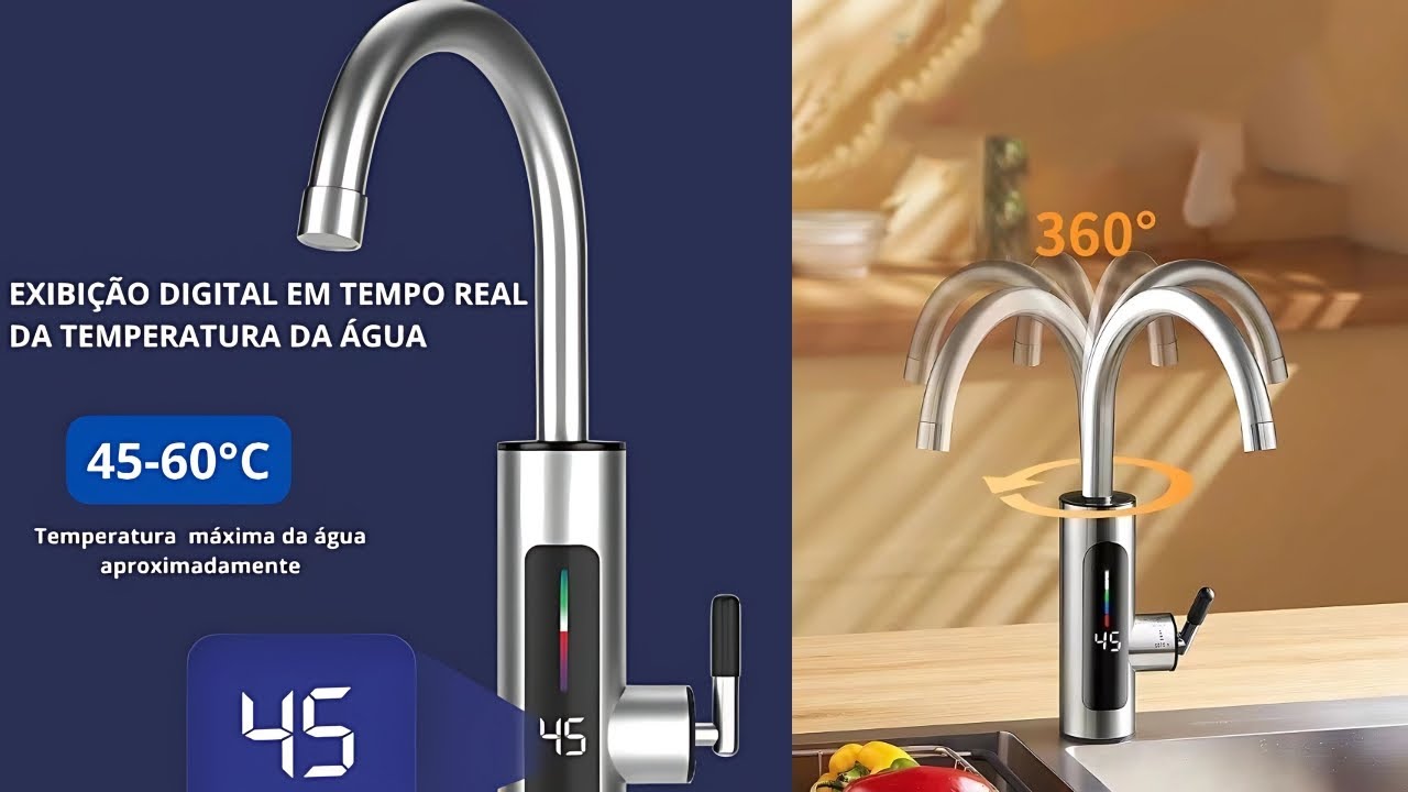 Torneira Elétrica Com Visor de Temperatura, VALE A PENA?