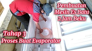 Pembuatan Mesin Es Batu Super Cepat 2 Jam Beku