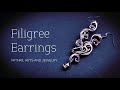 🌟WIRE WRAPPED EARRINGS TUTORIAL FREE 🌟 FILIGREE/SCROLL