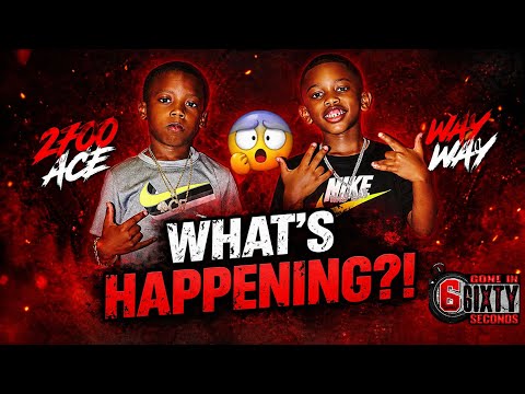 Viral 6 and 7 year old rappers WayWay and 2700 Ace GOING CRAZY at 6ixty Seconds