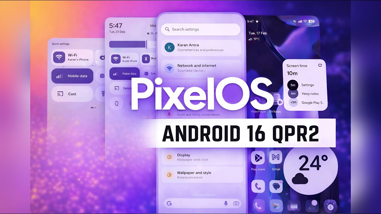 Android Pixel Rom PixelOS Android 16 QPR2 is here: A Minimal Pixel ROM is updated 🔥🔥 ...