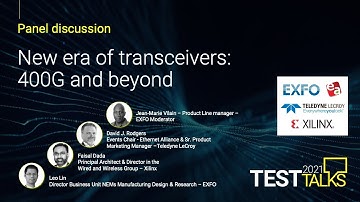 TEST Talk 3: New era of transceivers: 400G and beyond