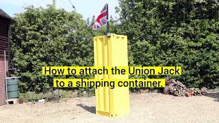 How to attach a flag to a shipping container by Domino Clamps 341 views 3 years ago 35 seconds
