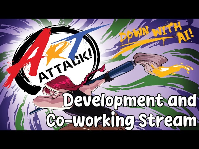 Making an anti-GenAI roguelike! What's your fondest gaming memory? | !artattack !patreon