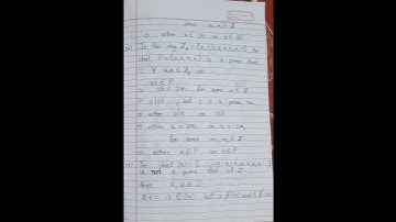 Master Cadre Math #B.A.#B.Sc.#PGT# Topic  -  Prime Ideal