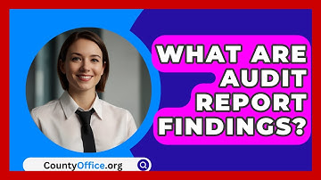 What Are Audit Report Findings? - CountyOffice.org
